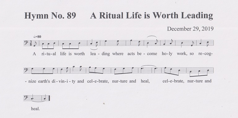 Hymn  A ritual life is worth leading1